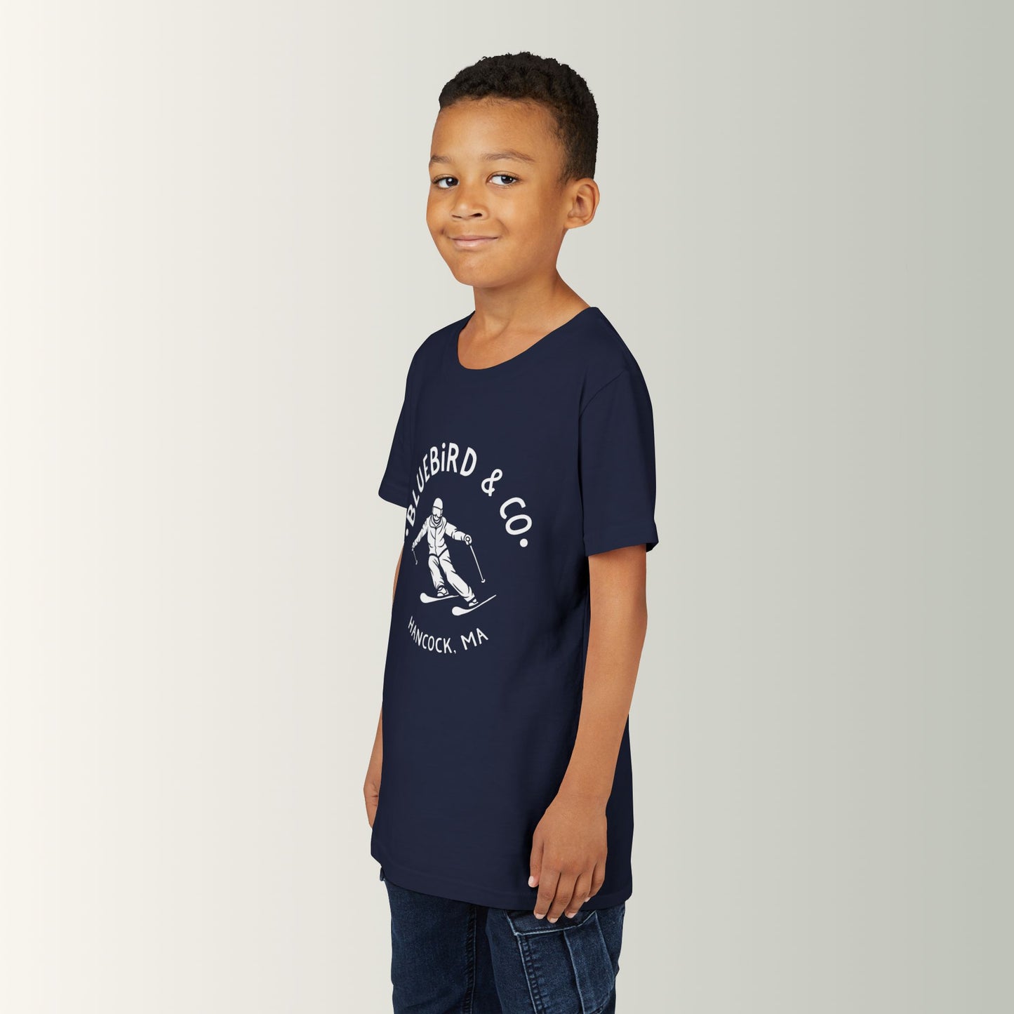 Bluebird & Co Youth Tee (Skier)