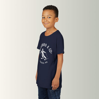 Bluebird & Co Youth Tee (Skier)