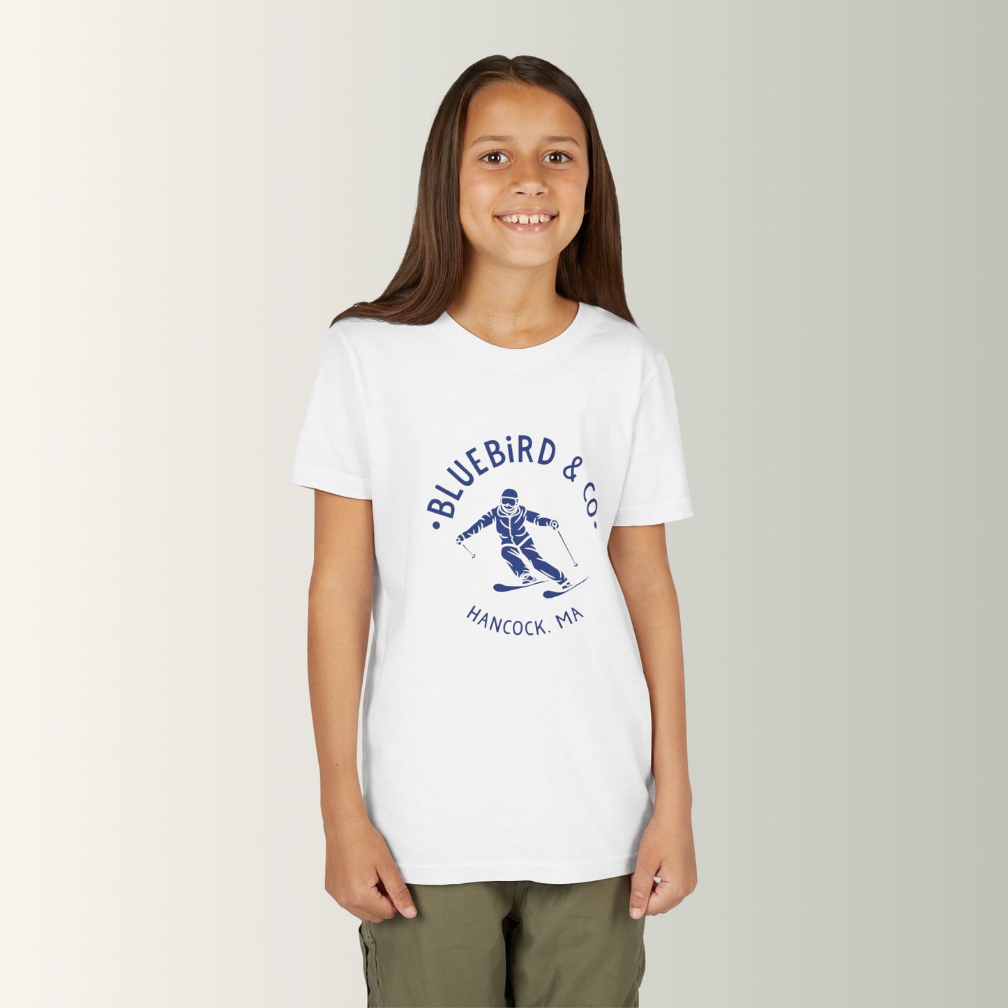 Bluebird & Co Youth Tee (Skier)