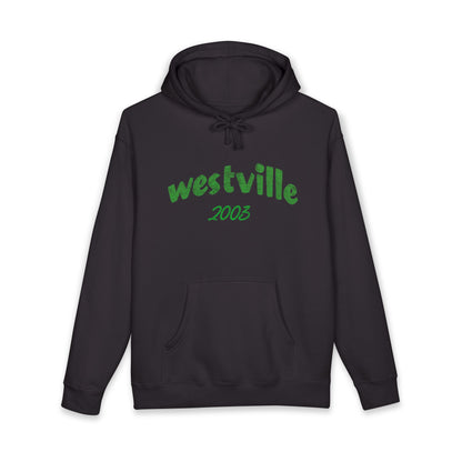 Westville 2003 Hoodie - Vintage Green Script Pullover