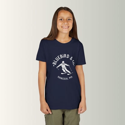 Bluebird & Co Youth Tee (Skier)