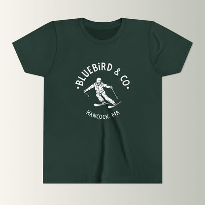 Bluebird & Co Youth Tee (Skier)