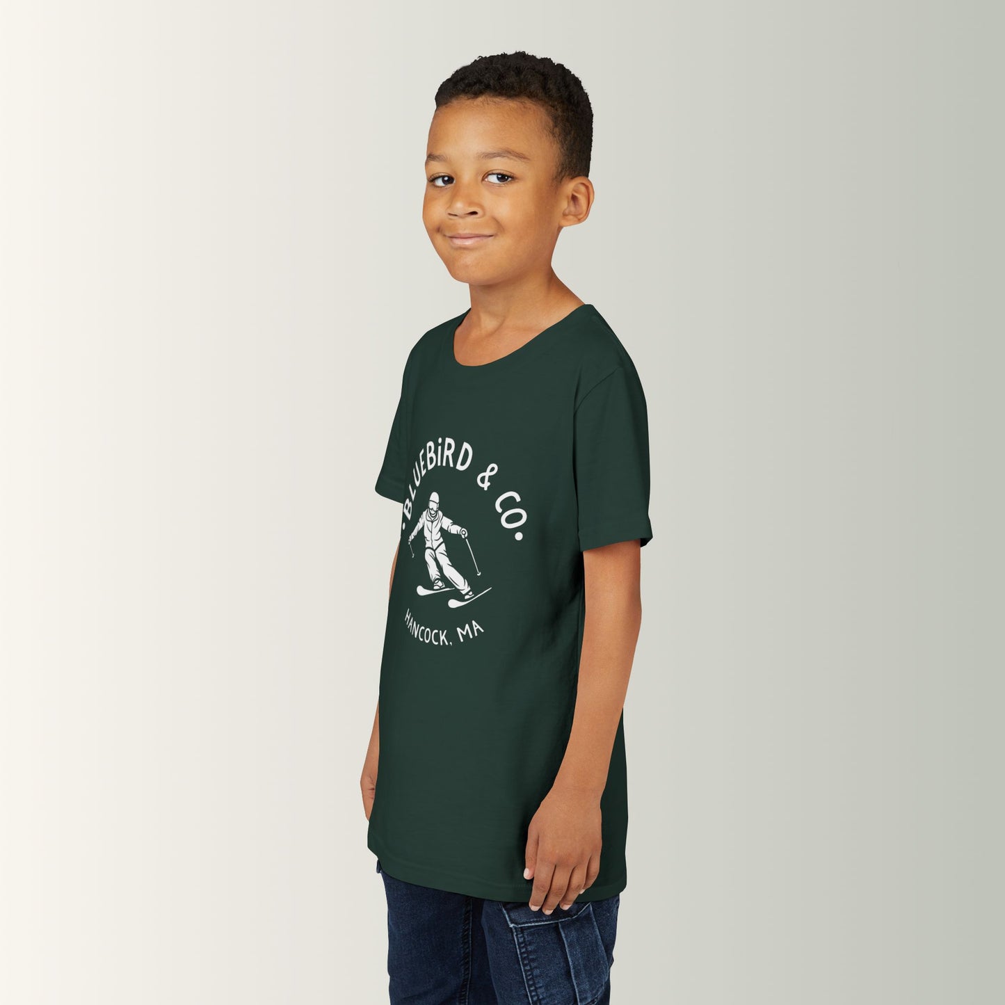 Bluebird & Co Youth Tee (Skier)